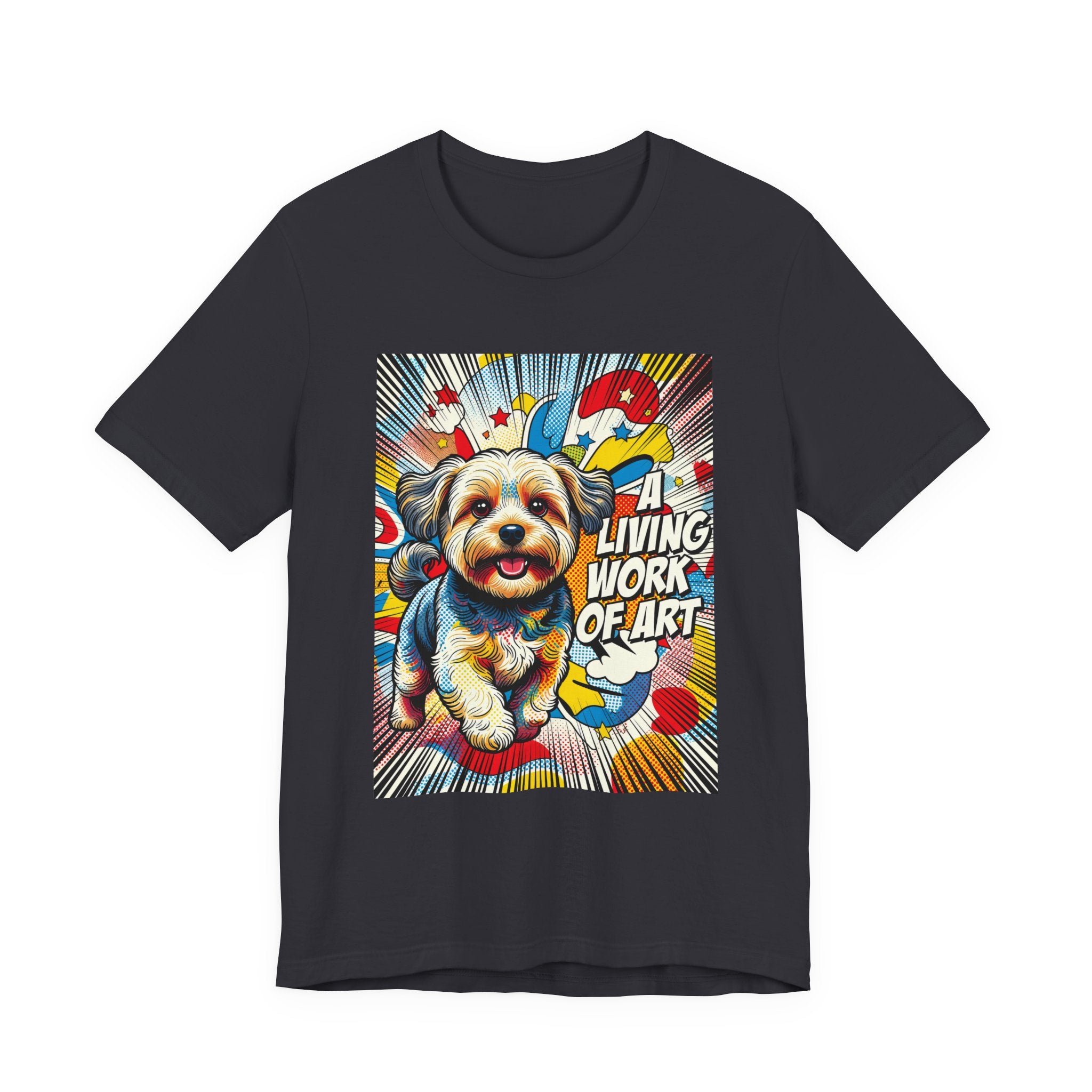 Yorkipoo T Shirt | Living Work of Art Collection | Pop Art