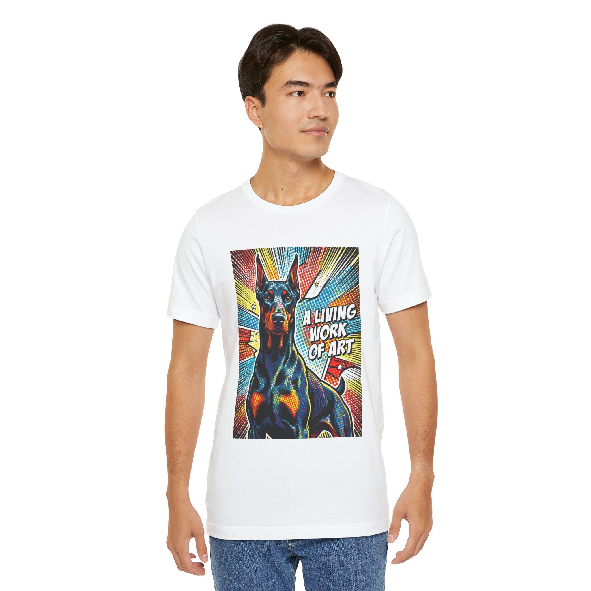 Doberman Pinscher T Shirt | Living Work of Art Collection | Pop Art