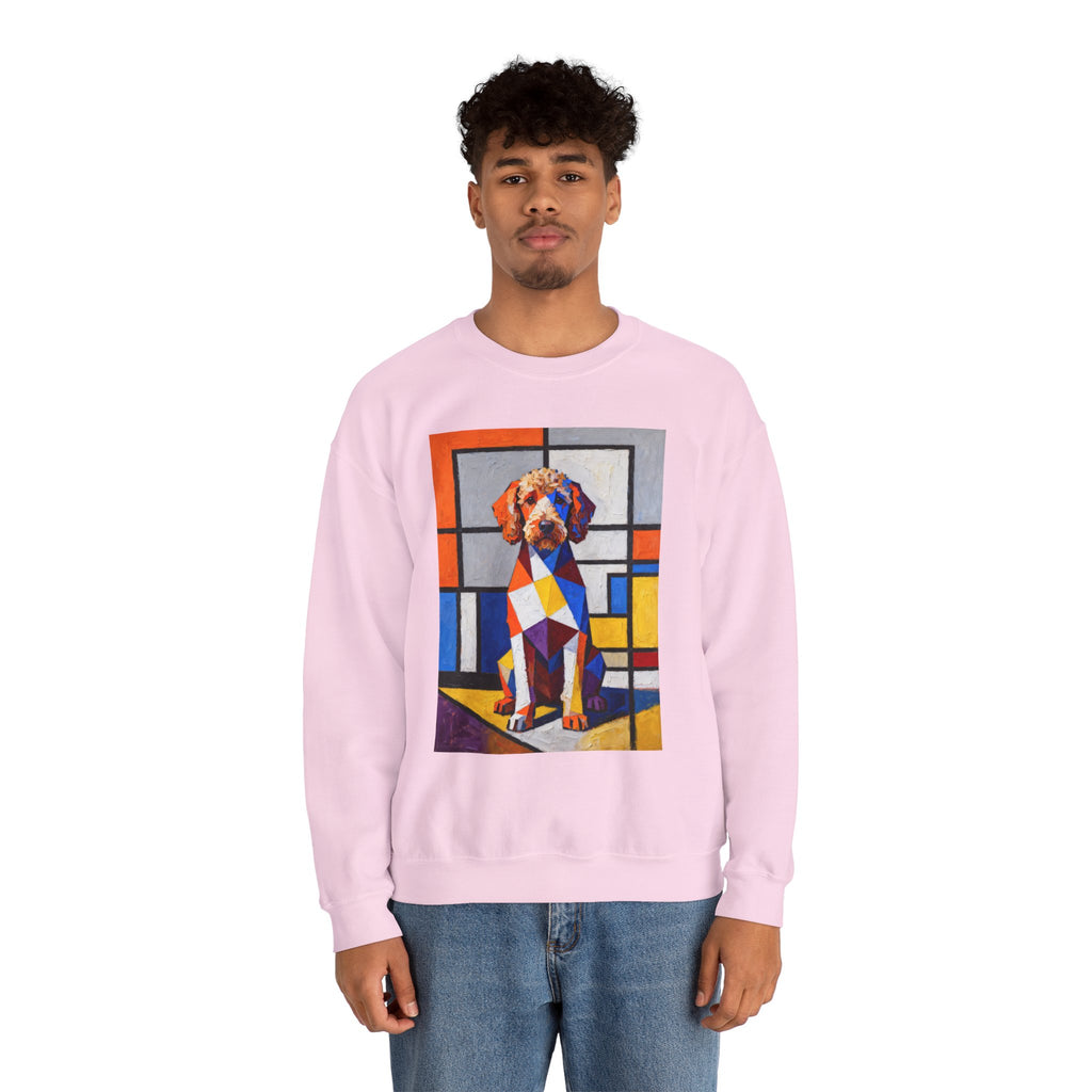 Labradoodle Sweatshirt | Living Work of Art Collection | Cubist Style