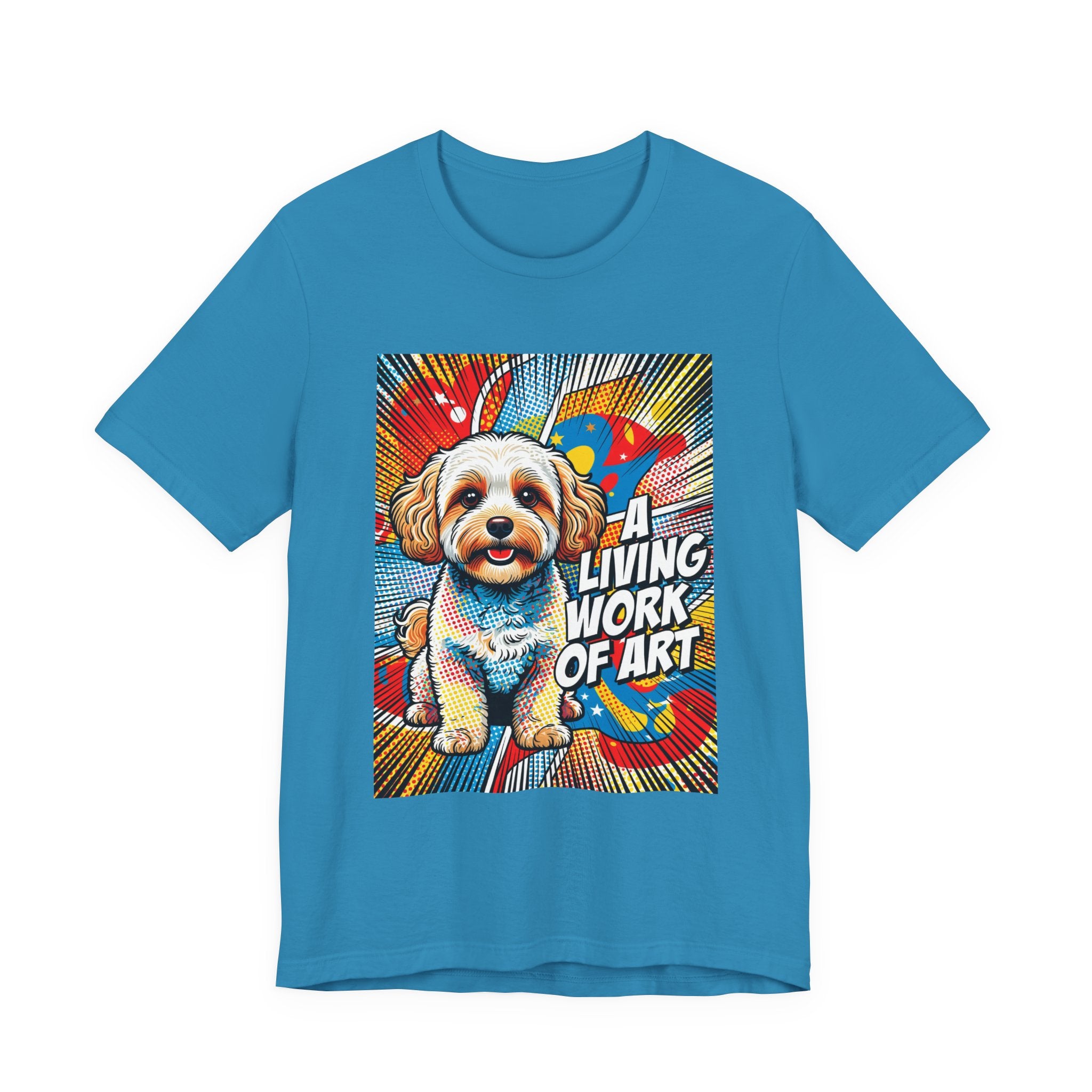 Maltipoo T Shirt | Living Work of Art Collection | Pop Art