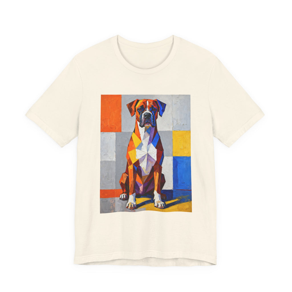 Boxer T Shirt | Living Work of Art Collection | Cubist Style