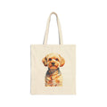 Yorkipoo Tote Bag | Living Work of Art Collection | Pointillism Style