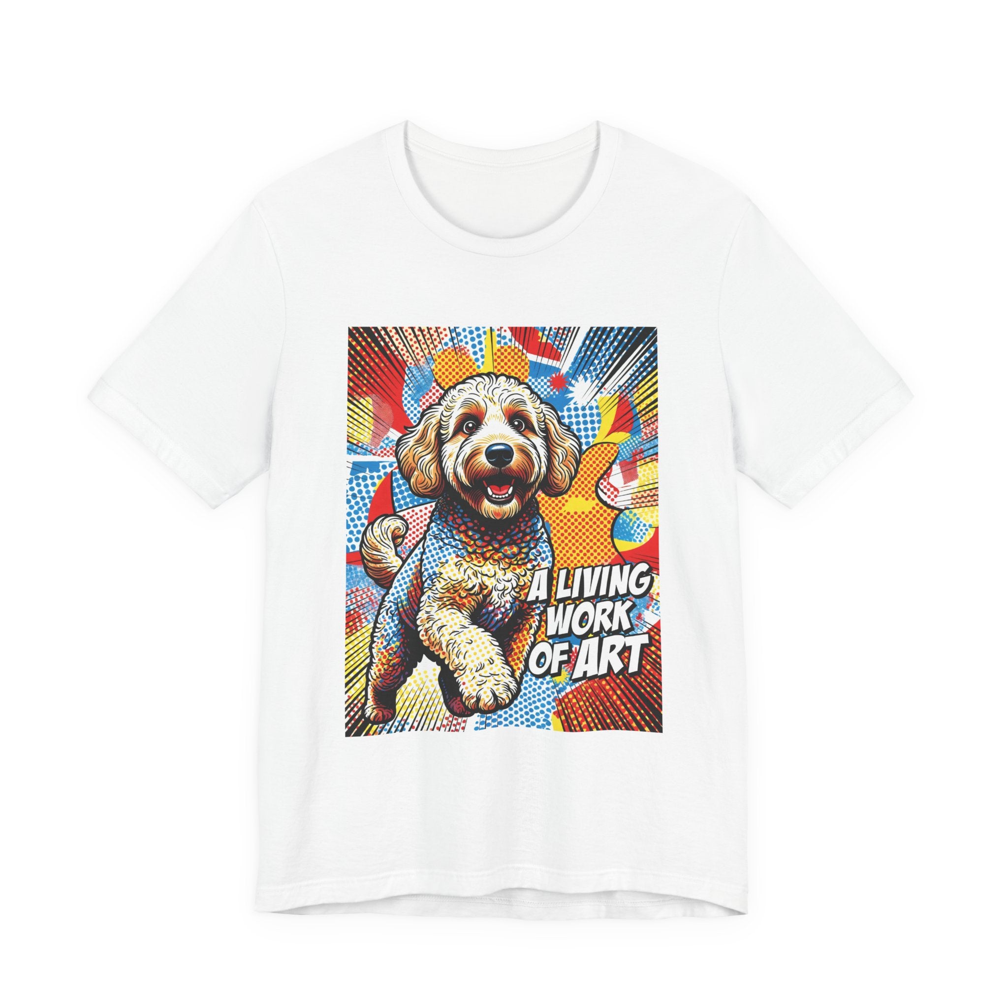 Goldendoodle T Shirt | Living Work of Art Collection | Pop Art
