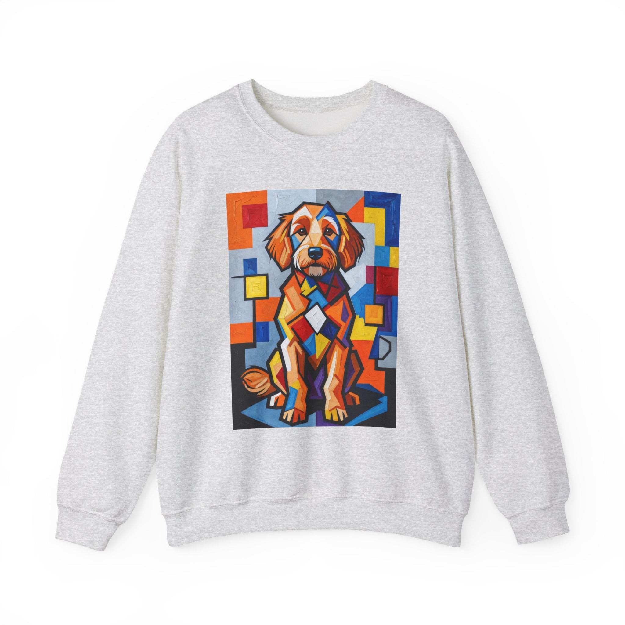 Goldendoodle Sweatshirt | Living Work of Art Collection | Cubist Style