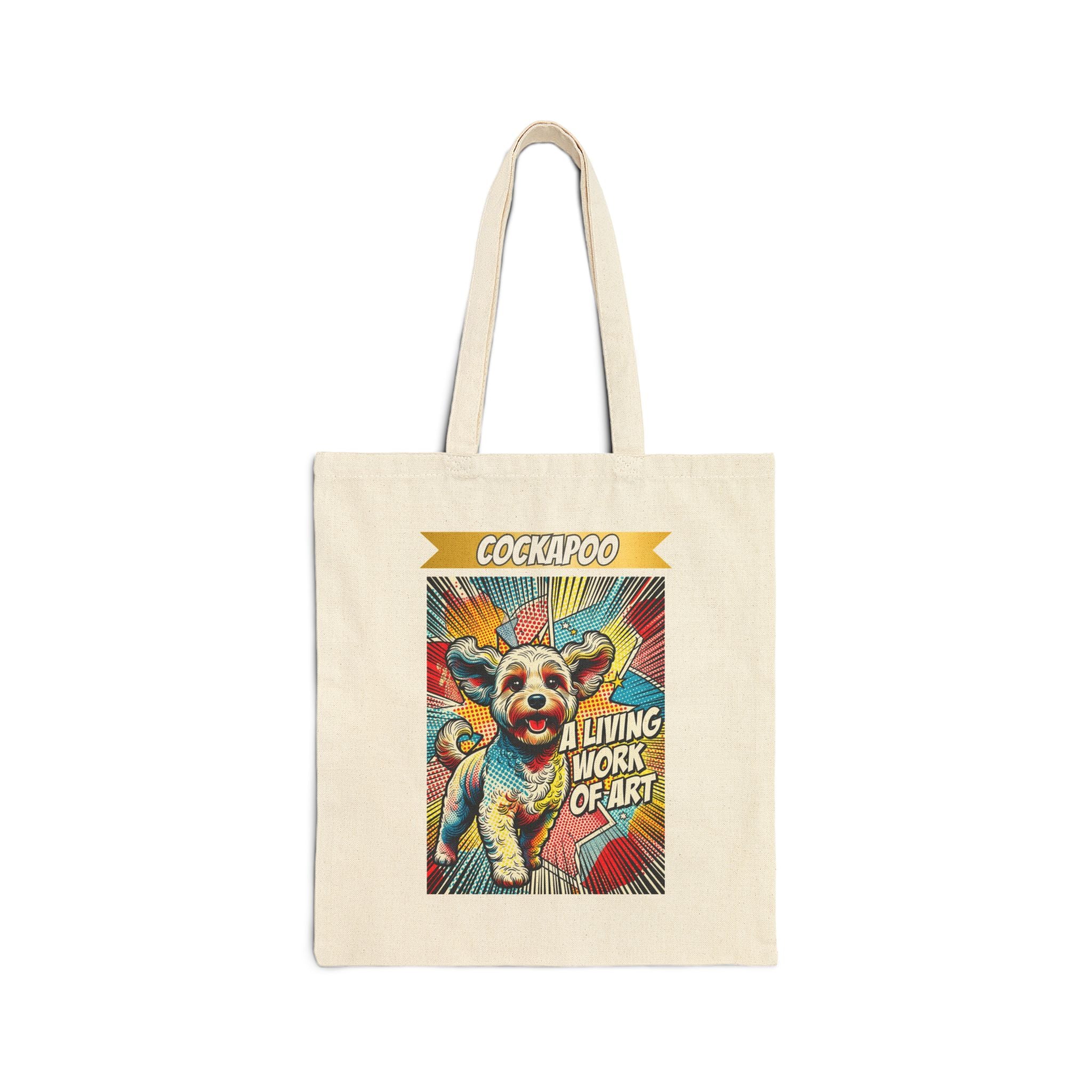 Cockapoo Tote Bag | Living Work of Art Collection  | Pop Art