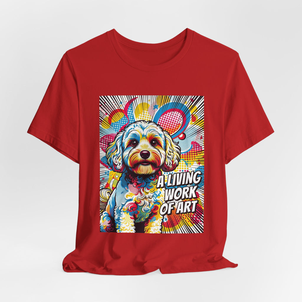 Cavapoo T Shirt | Living Work of Art Collection | Pop Art