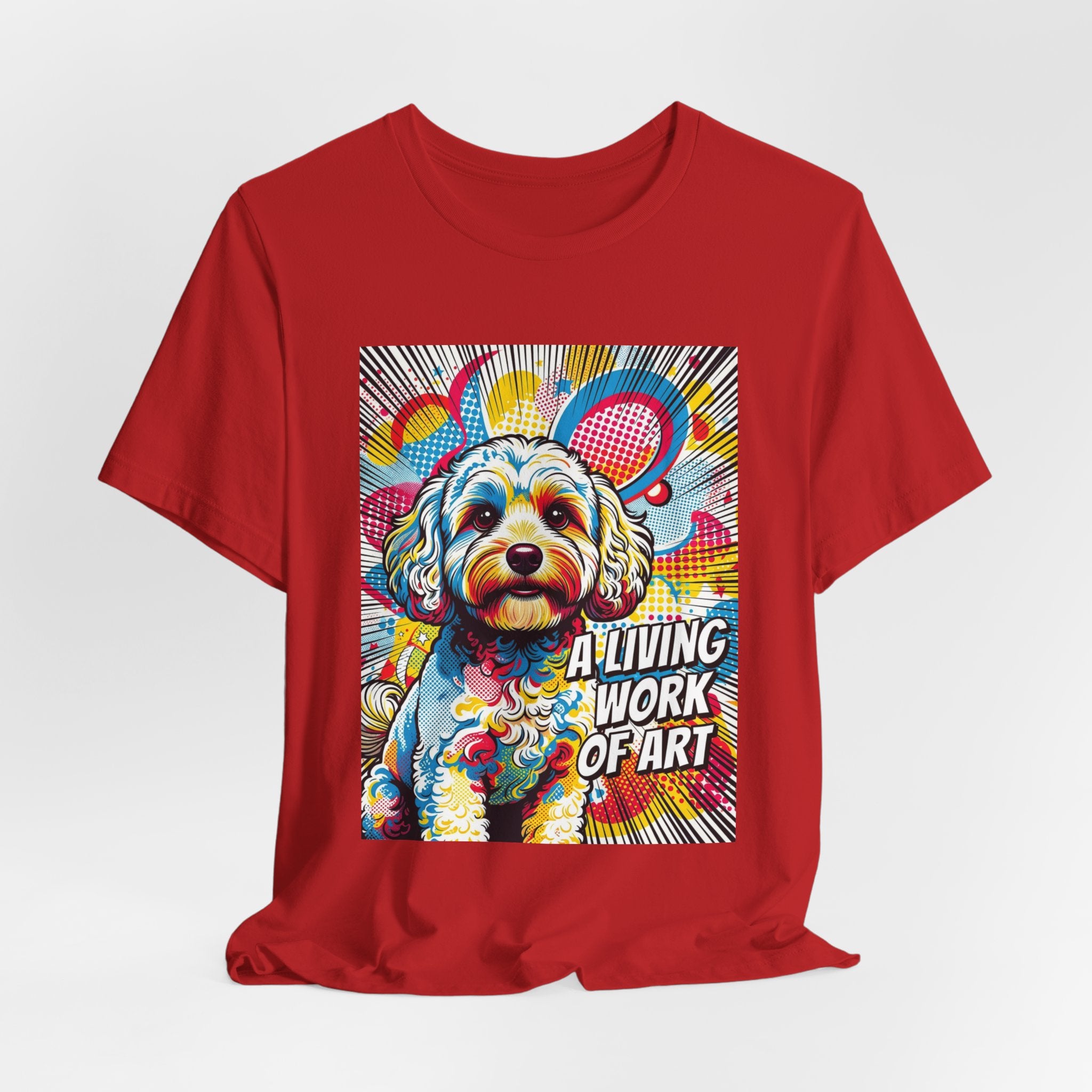 Cavapoo T Shirt | Living Work of Art Collection | Pop Art