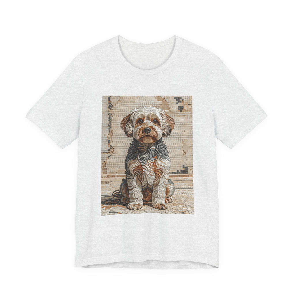 Yorkipoo T Shirt | Living Work of Art Collection | Mosaic Style