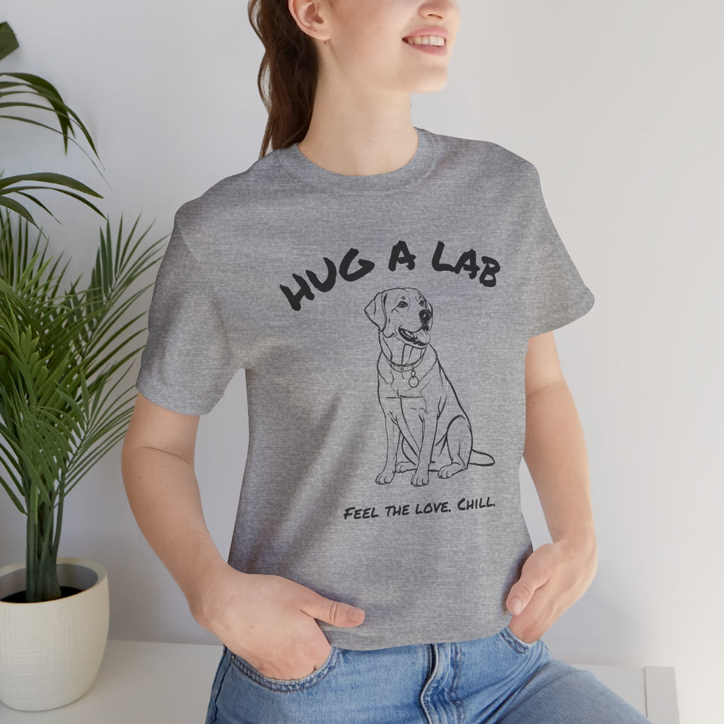 Labrador Retriever T Shirt | Hug a Lab