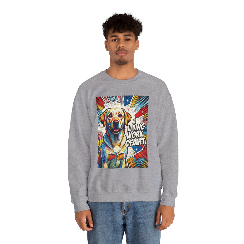 Labrador Retriever Sweatshirt | Living Work of Art Collection | Pop Art