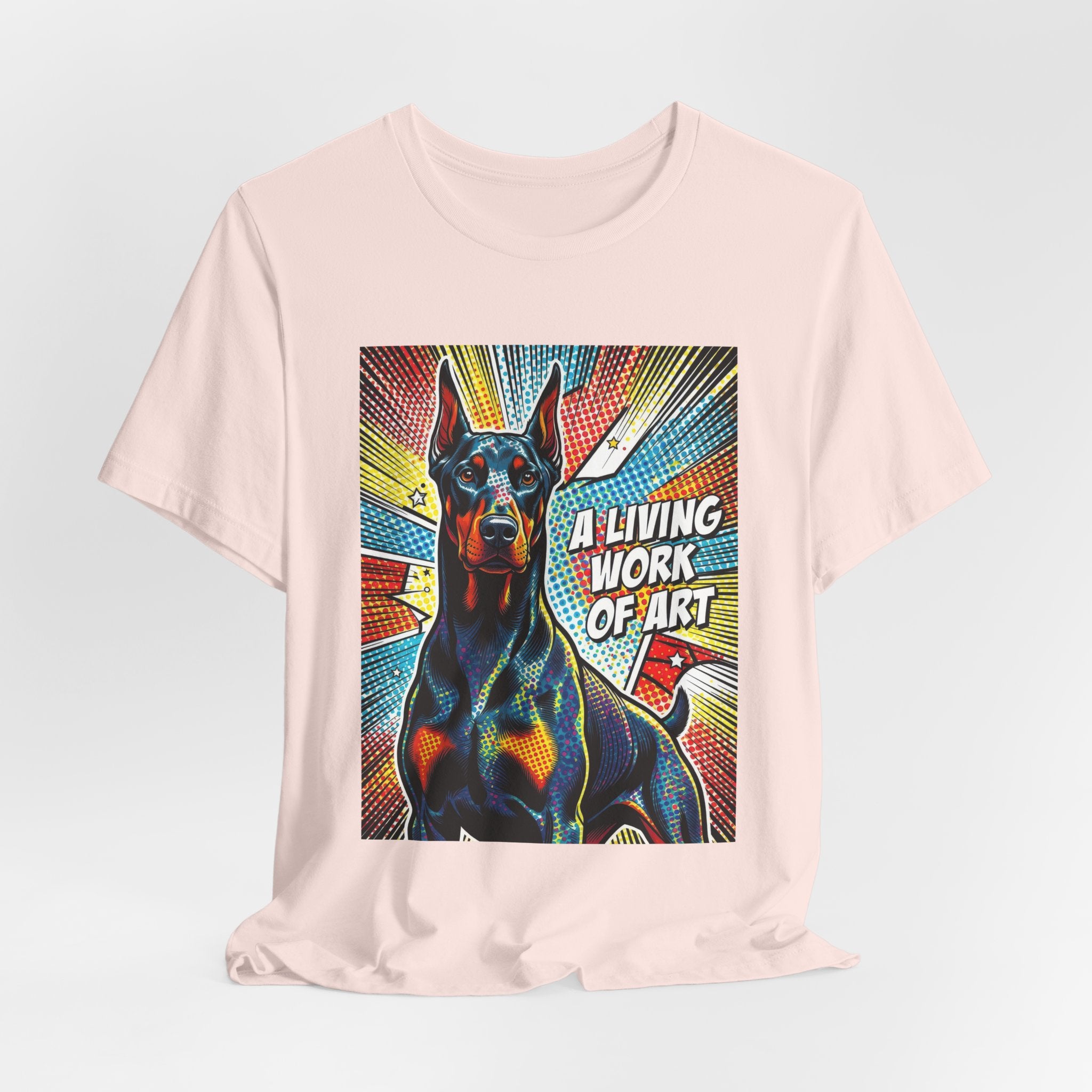 Doberman Pinscher T Shirt | Living Work of Art Collection | Pop Art