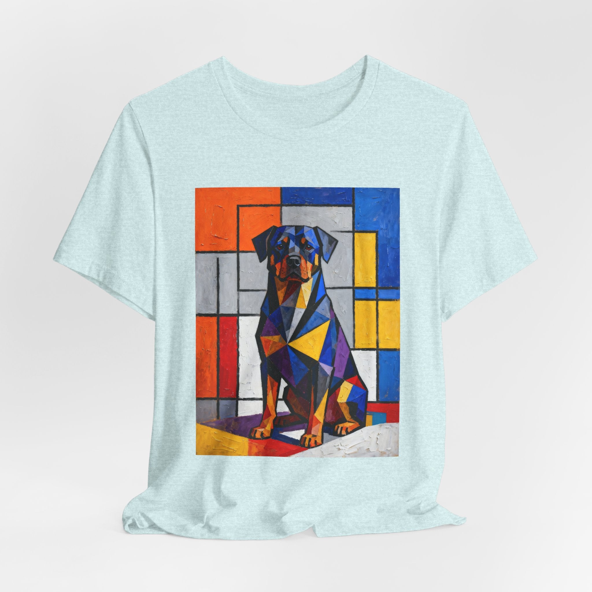 Rottweiler T Shirt | Living Work of Art Collection | Cubist Style