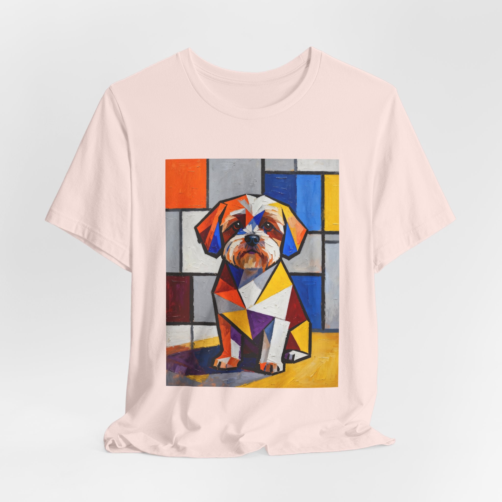 Shih-Poo T Shirt | Living Work of Art Collection | Cubist Style