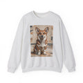 Corgi Sweatshirt | Living Work of Art Collection | Mosaic Style