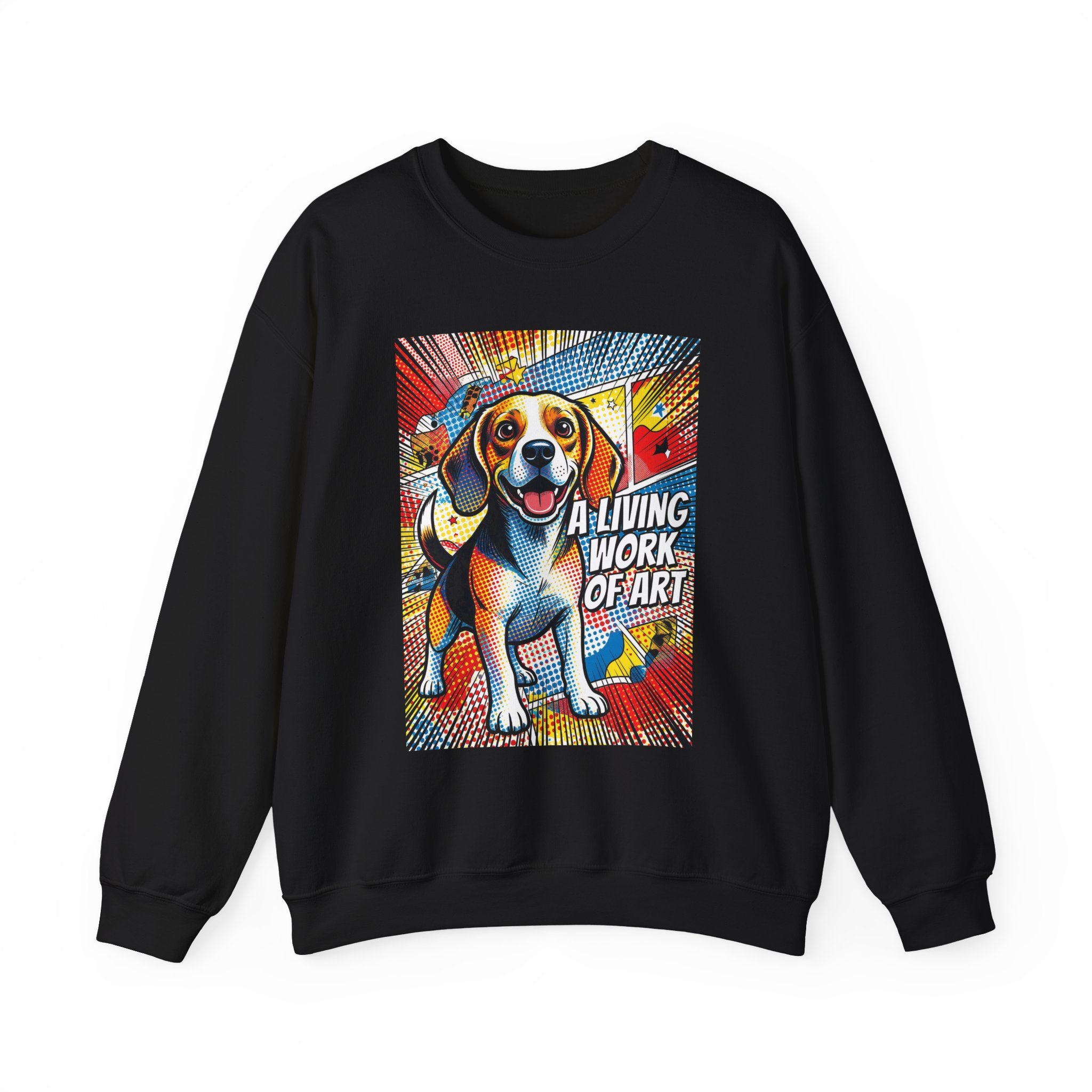 Beagle Sweatshirt | Living Work of Art Collection | Pop Art