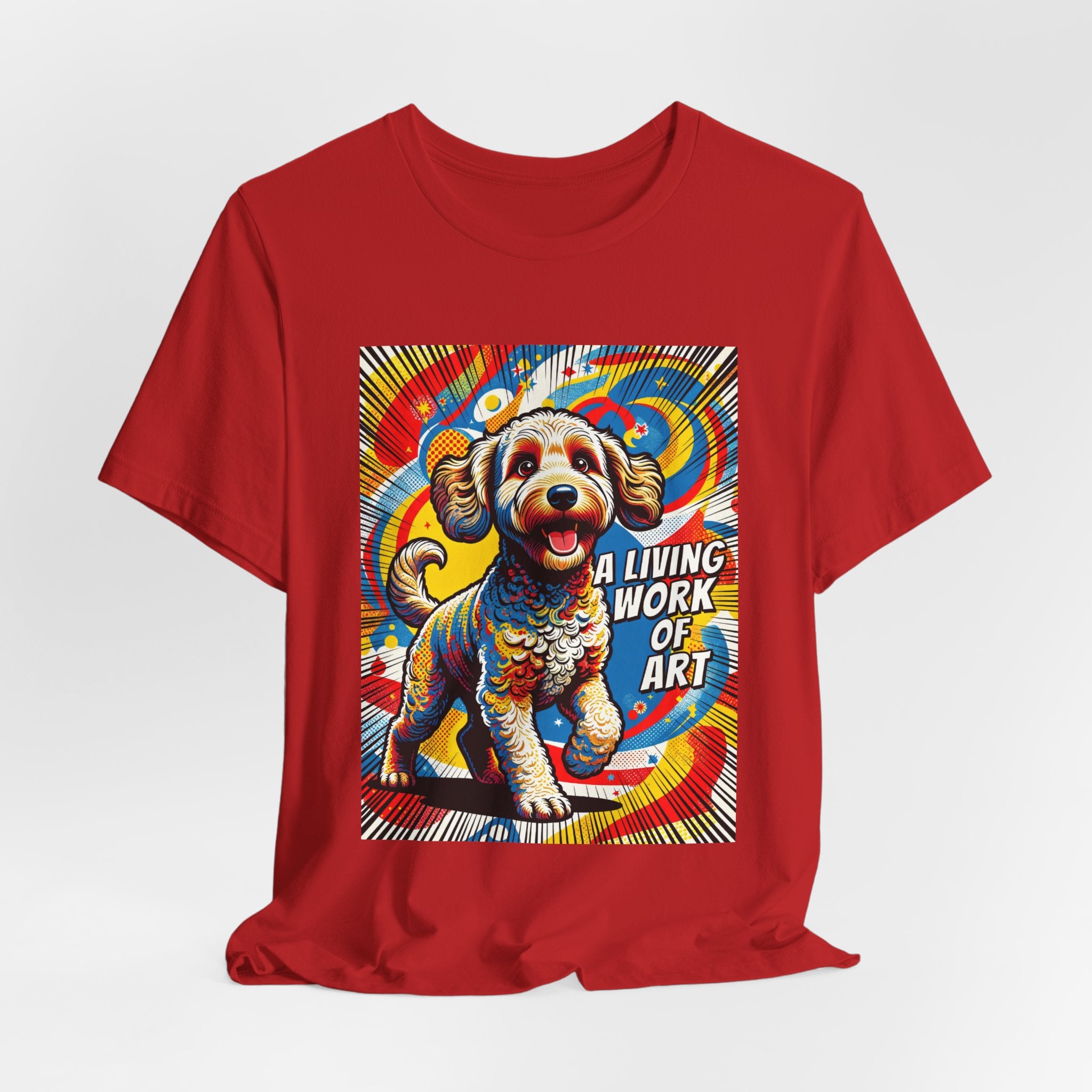 Labradoodle T Shirt | A Living Work of Art Collection | Pop Art