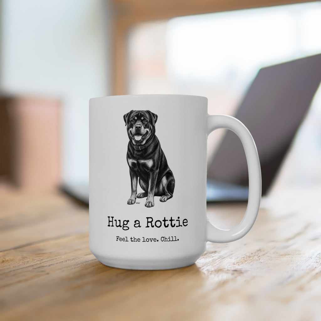 Rottweiler Coffee Mug | Hug a Rottie
