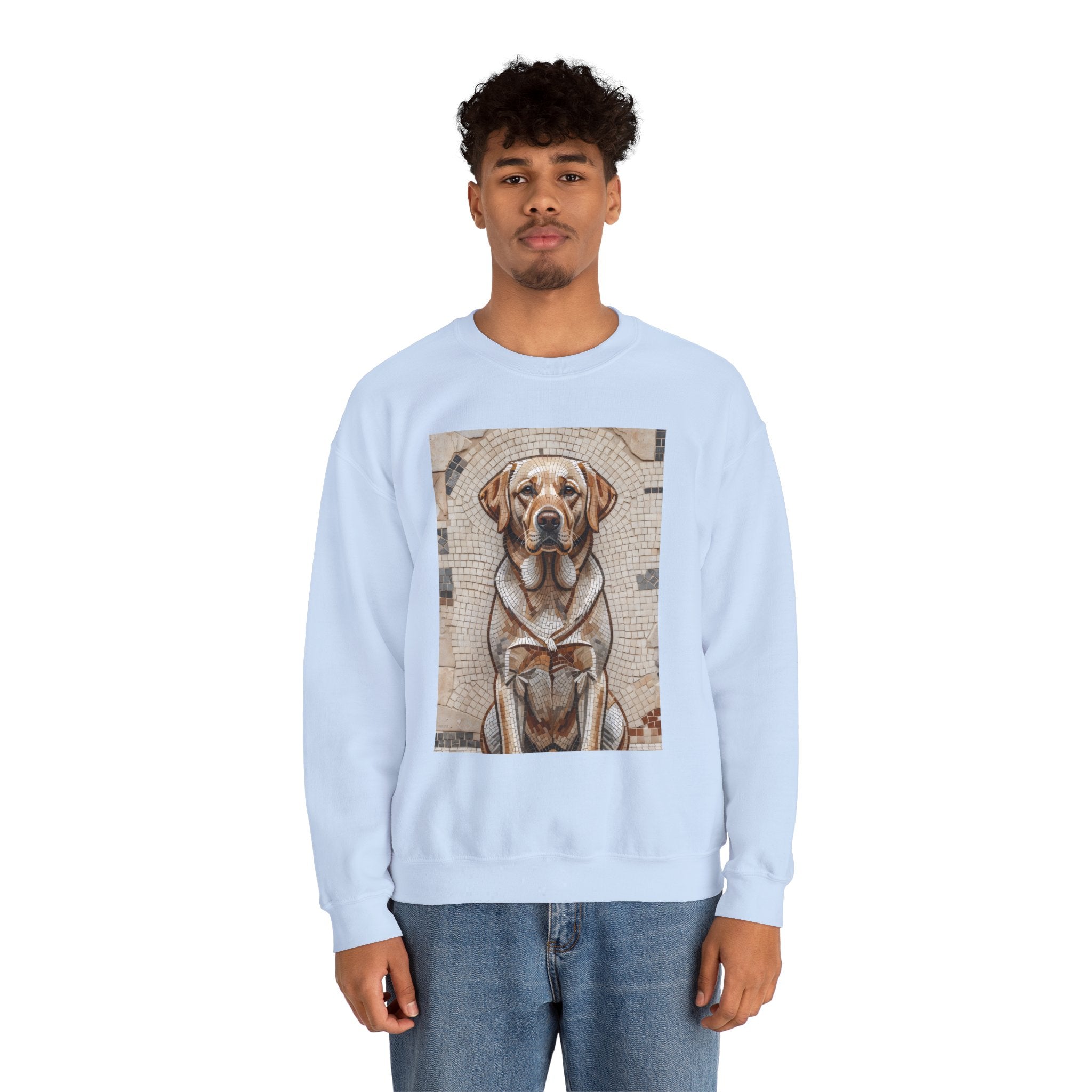 Labrador Retriever Sweatshirt | Living Work of Art Collection | Mosaic Style