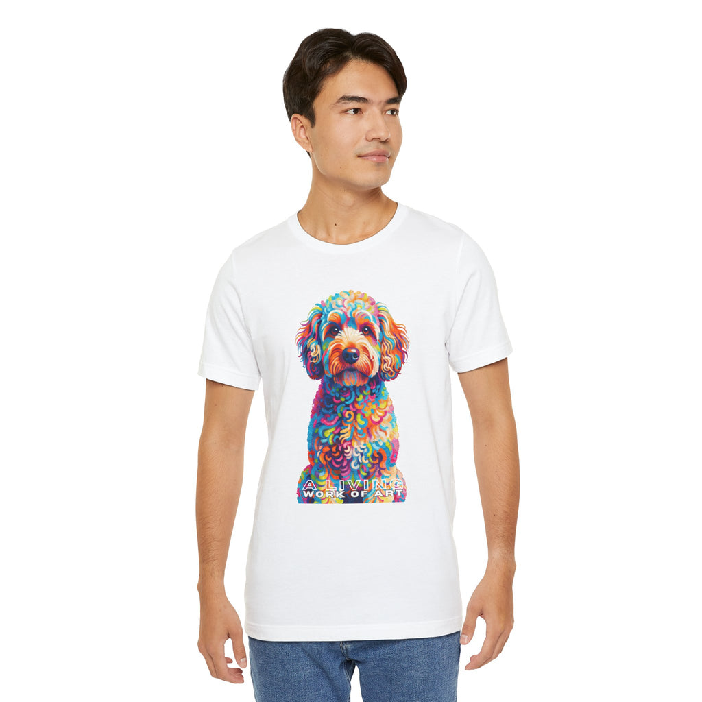 Schnoodle T Shirt | Living Work of Art Collection | Pointillism Style