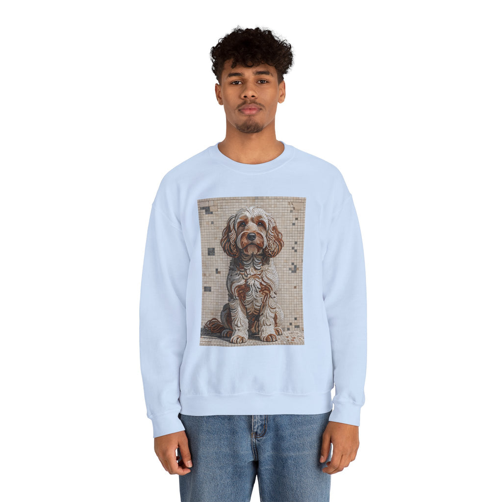 Cockapoo Sweatshirt | Living Work of Art Collection | Mosaic Style