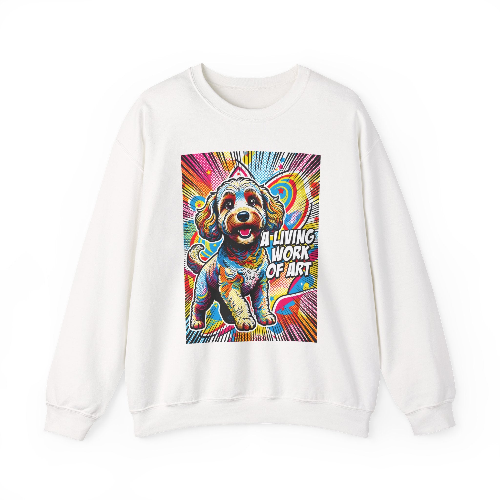 Schnoodle Sweatshirt | Living Work of Art Collection | Pop Art