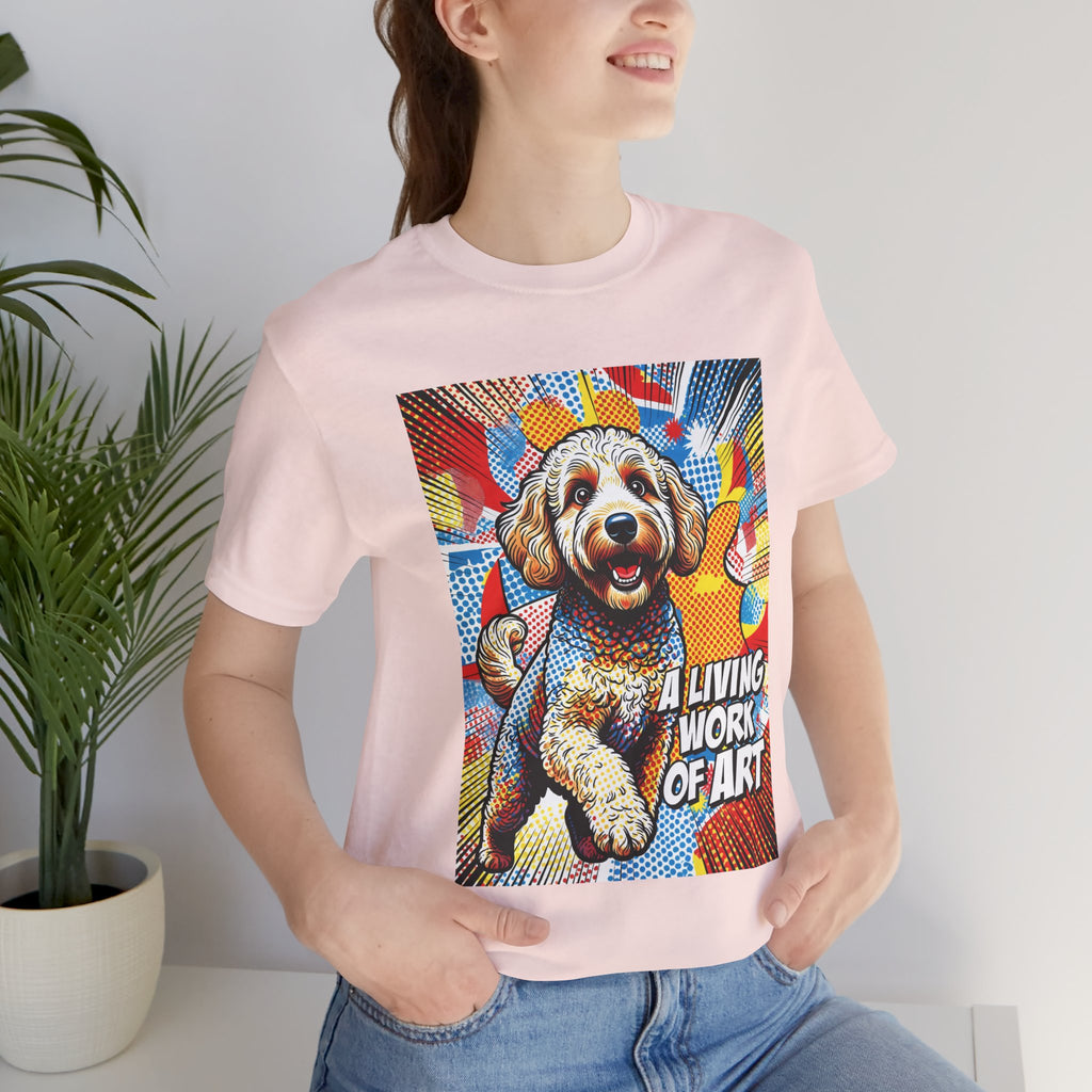 Goldendoodle T Shirt | Living Work of Art Collection | Pop Art
