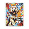 Goldendoodle Canvas Wall Art | Living Work of Art Collection | Pop Art Print