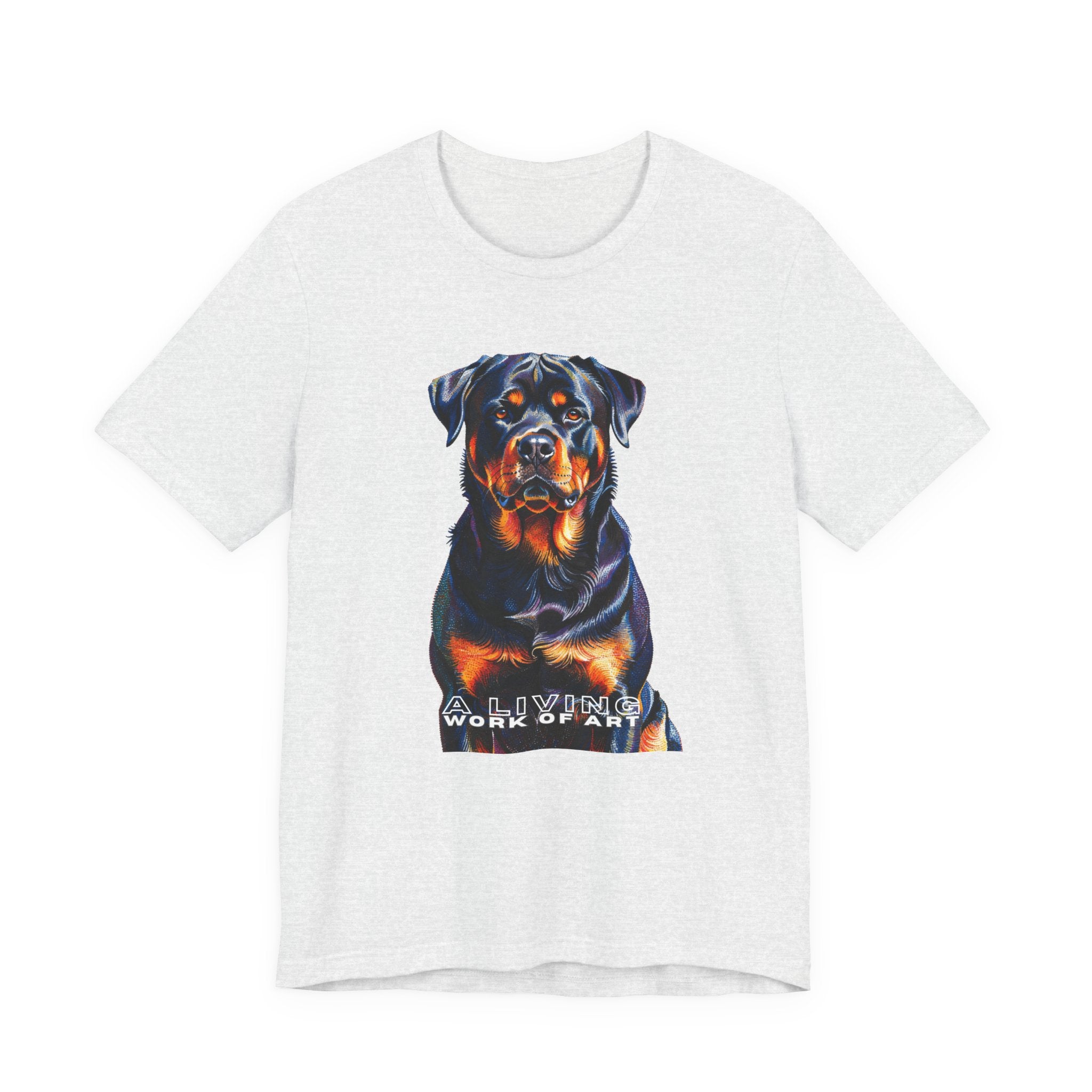 Rottweiler T Shirt | Living Work of Art Collection | Pointillism Style