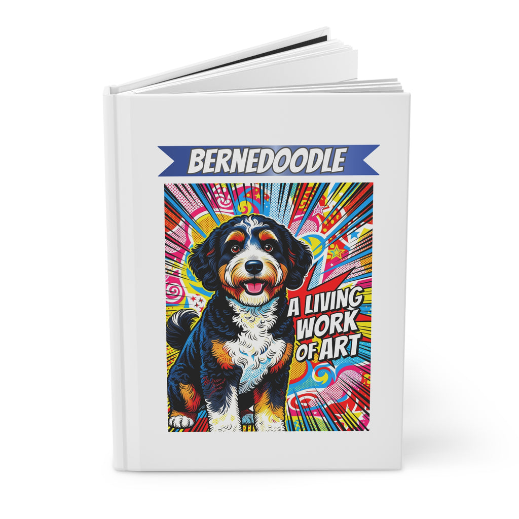 Bernedoodle Notebook | Living Work of Art Collection | Pop Art