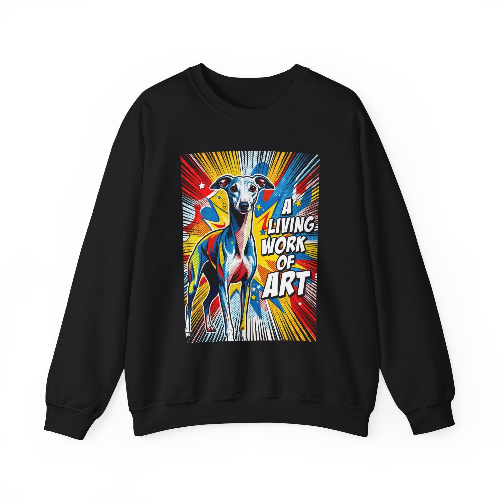 Italian Greyhound Sweatshirt | Living Work of Art Collection | Pop Art
