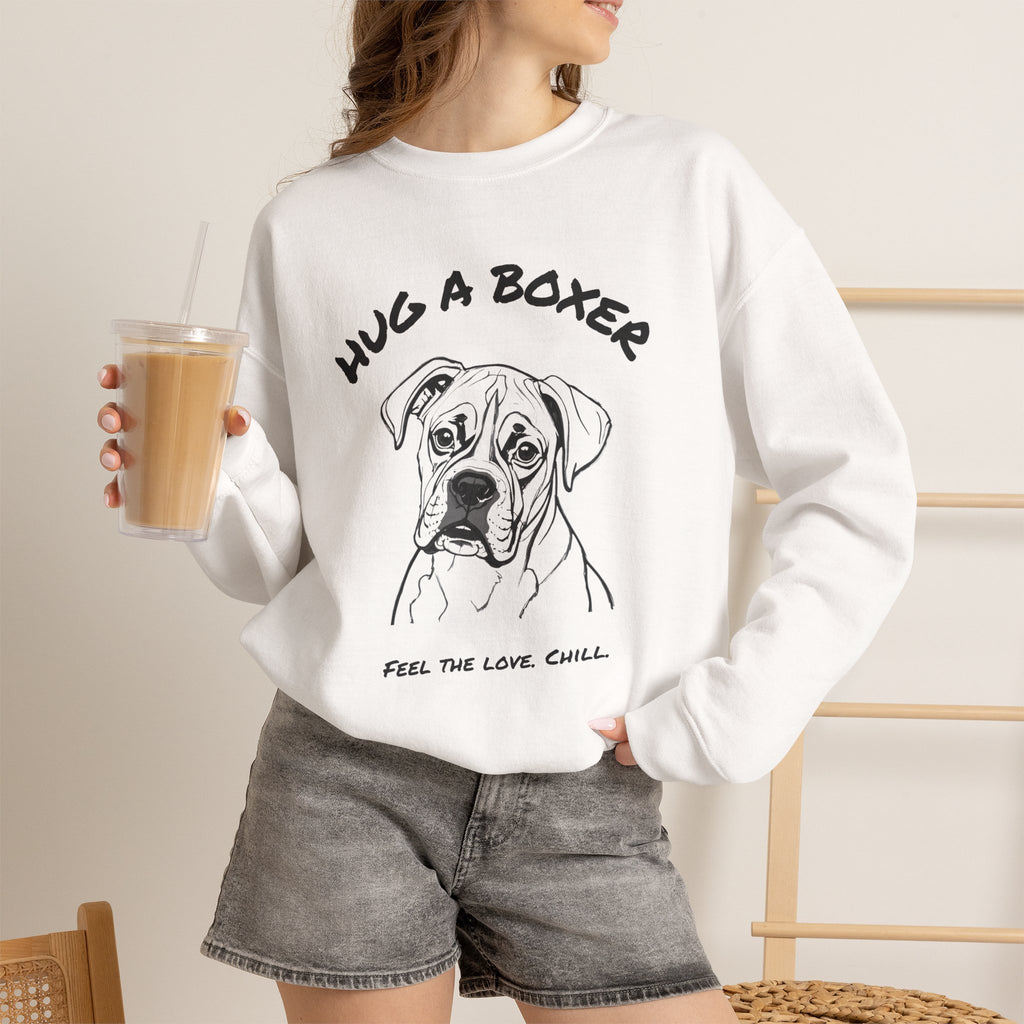 Boxer Sweatshirt | Hug A Boxer