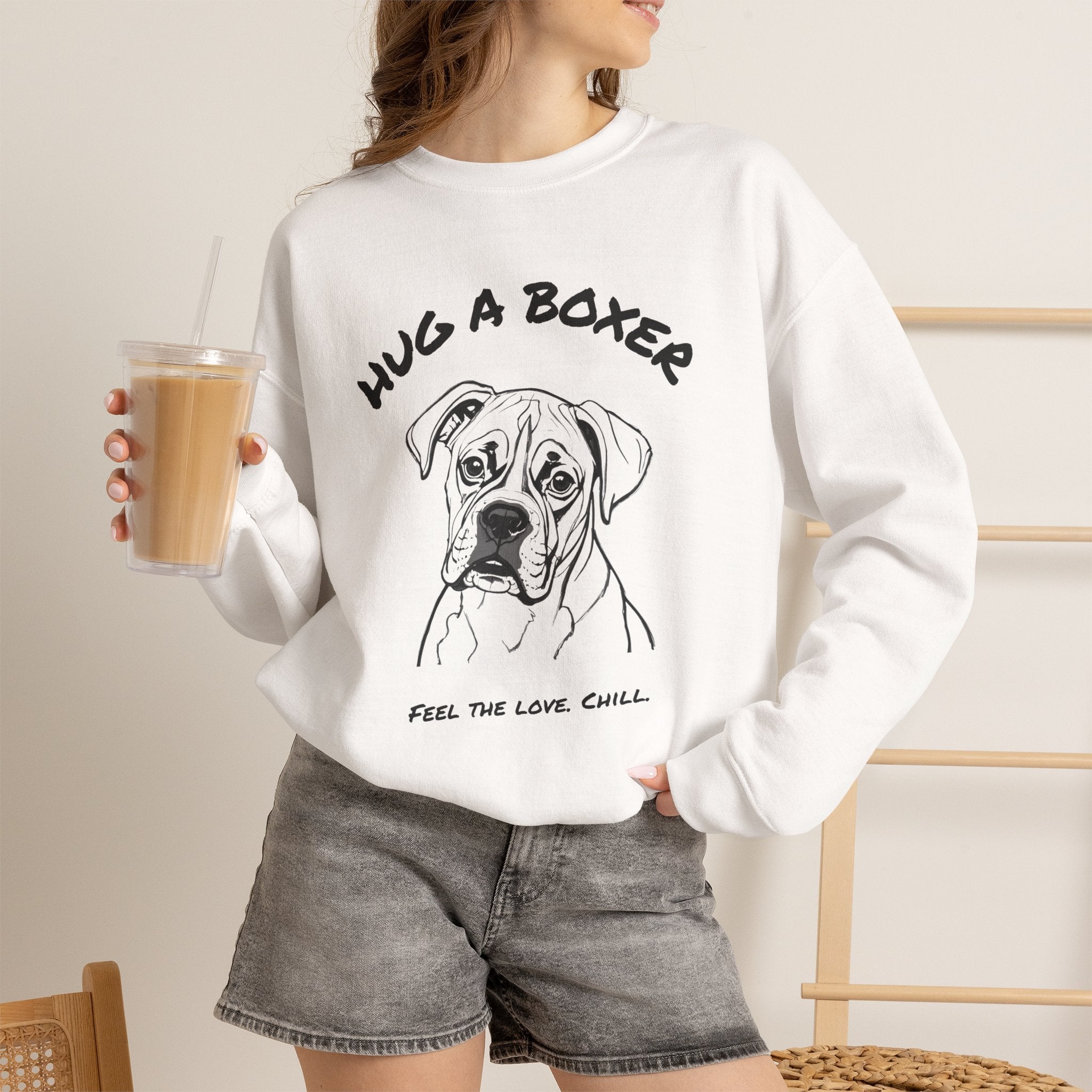 Boxer Sweatshirt | Hug A Boxer