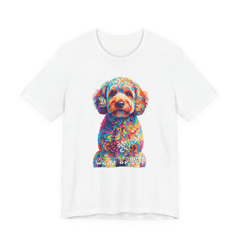 Schnoodle T Shirt | Living Work of Art Collection | Pointillism Style