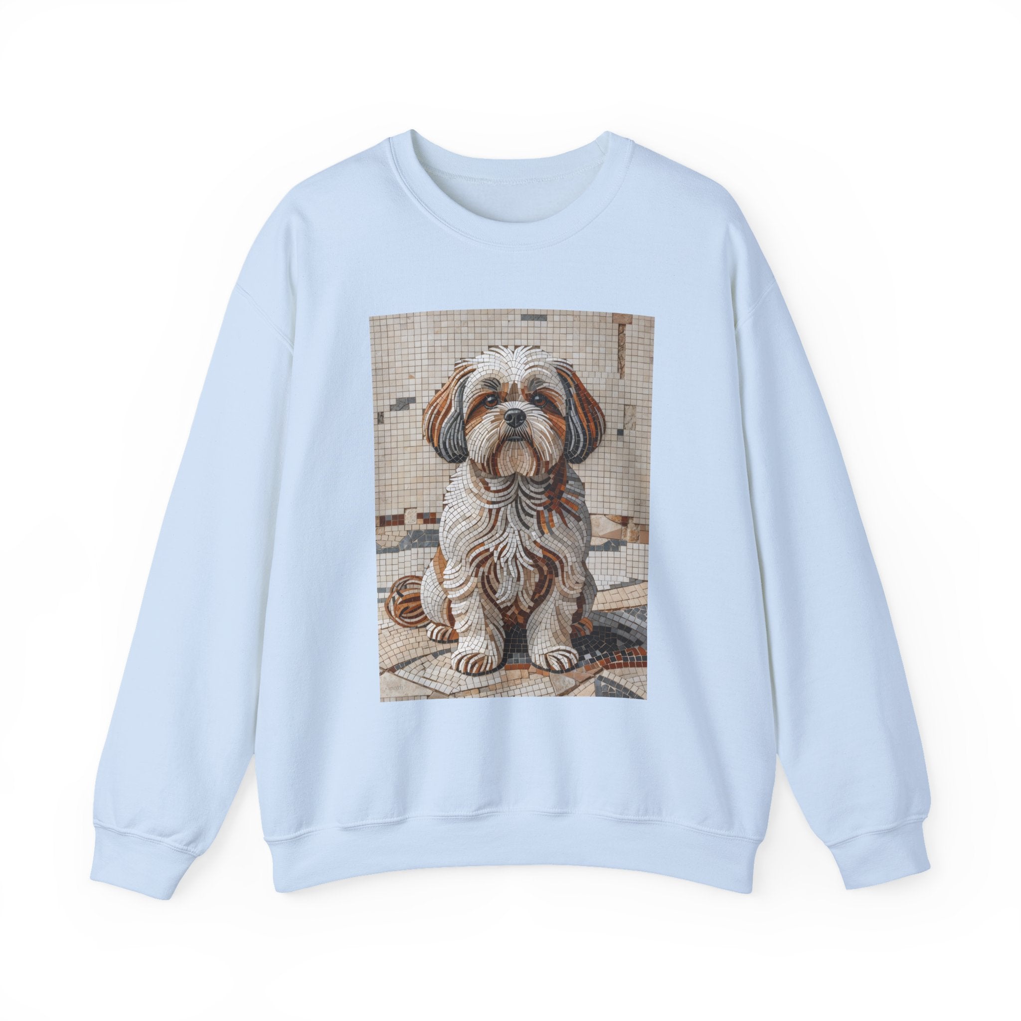 Shih Tzu Sweatshirt | Living Work of Art Collection | Mosaic Style