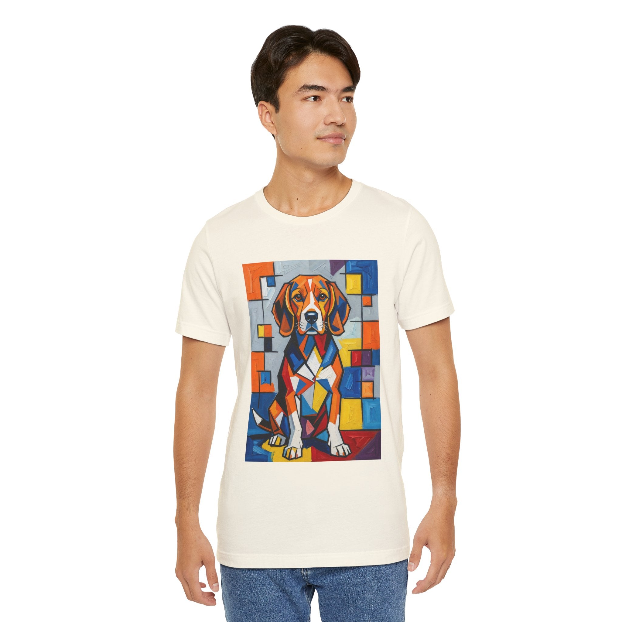 Beagle T Shirt | Living Work of Art Collection | Cubist Style
