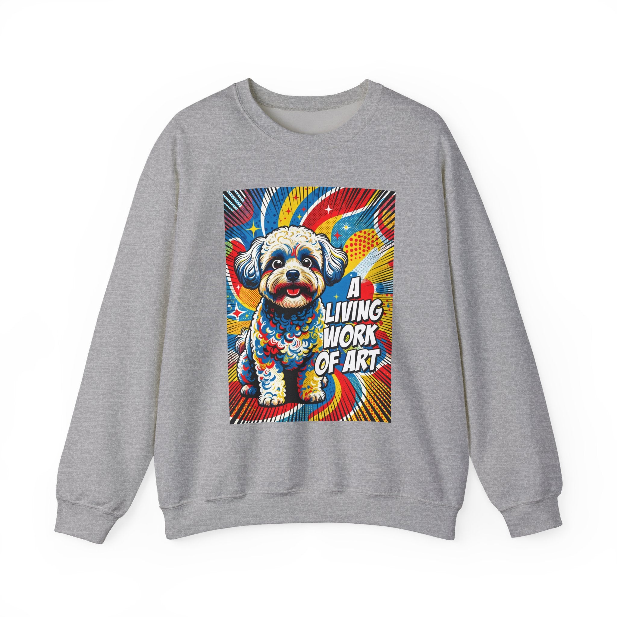 Shih-Poo Sweatshirt | Living Work of Art Collection | Pop Art