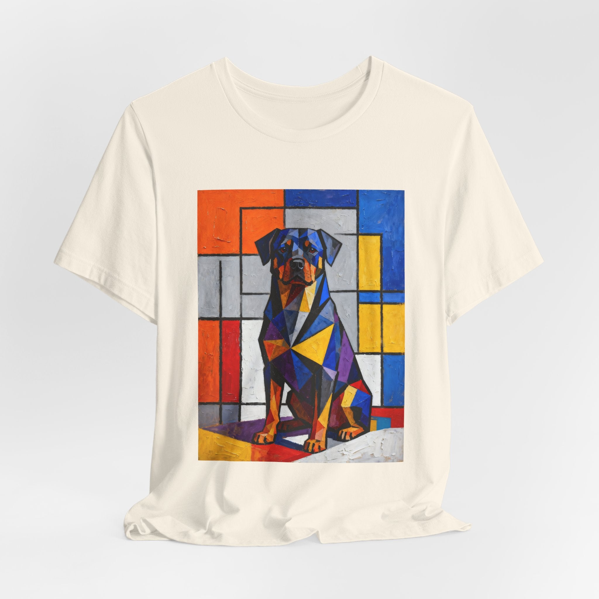 Rottweiler T Shirt | Living Work of Art Collection | Cubist Style