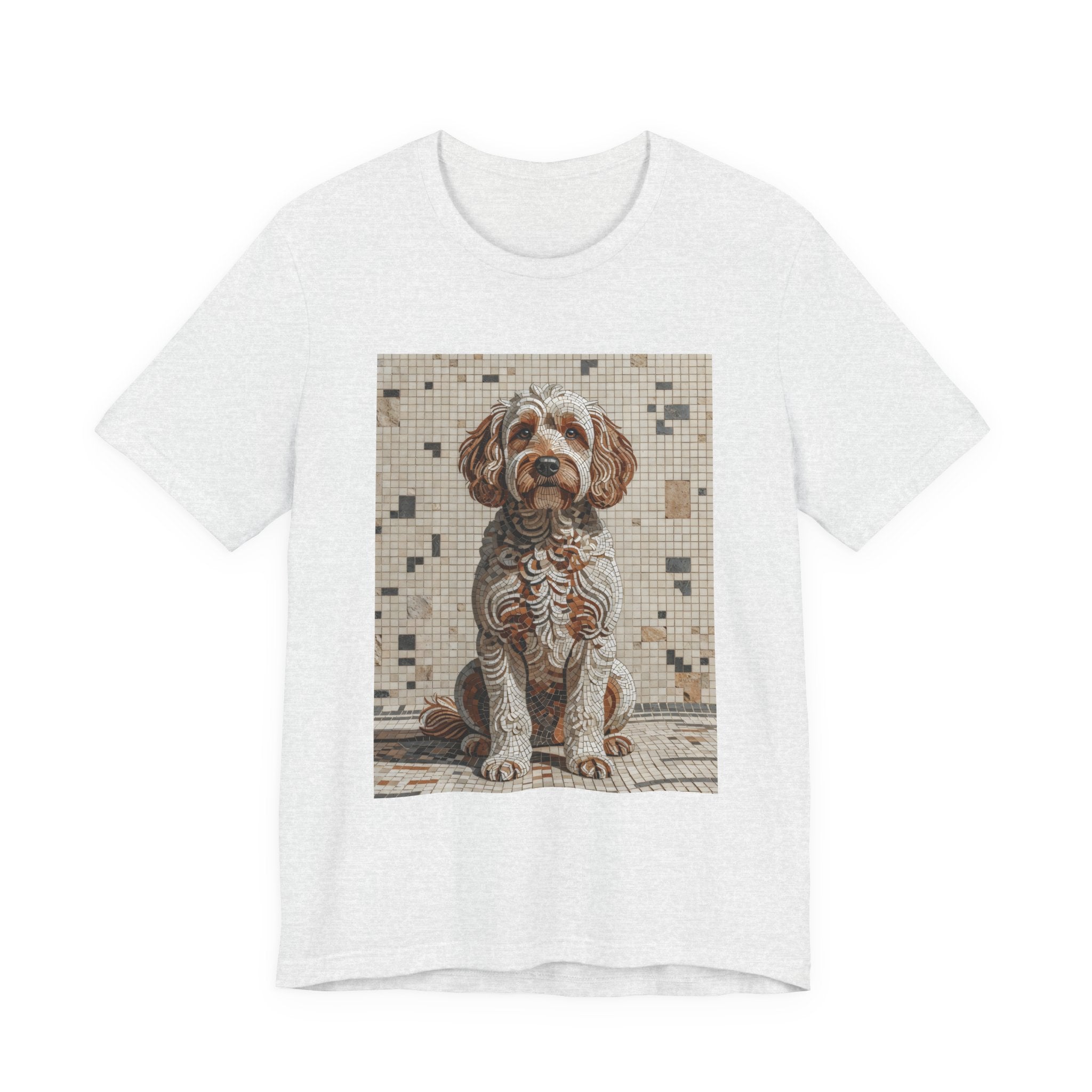 Schnoodle T Shirt | Living Work of Art Collection | Mosaic Style