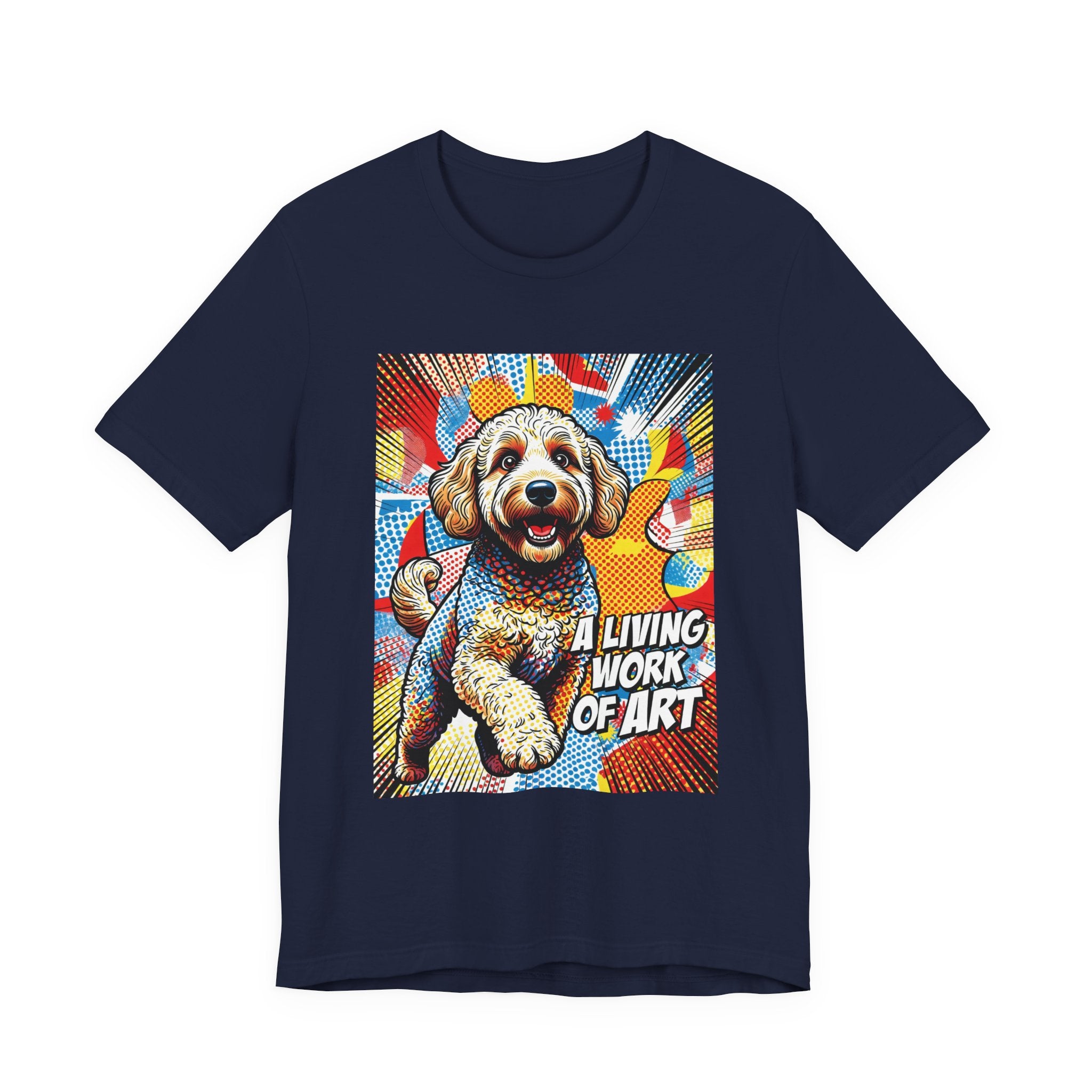 Goldendoodle T Shirt | Living Work of Art Collection | Pop Art