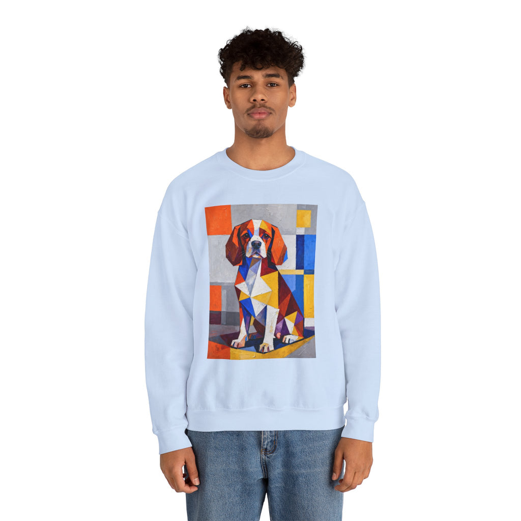 Cavalier King Charles Spaniel Sweatshirt | Living Work of Art Collection | Cubist Style