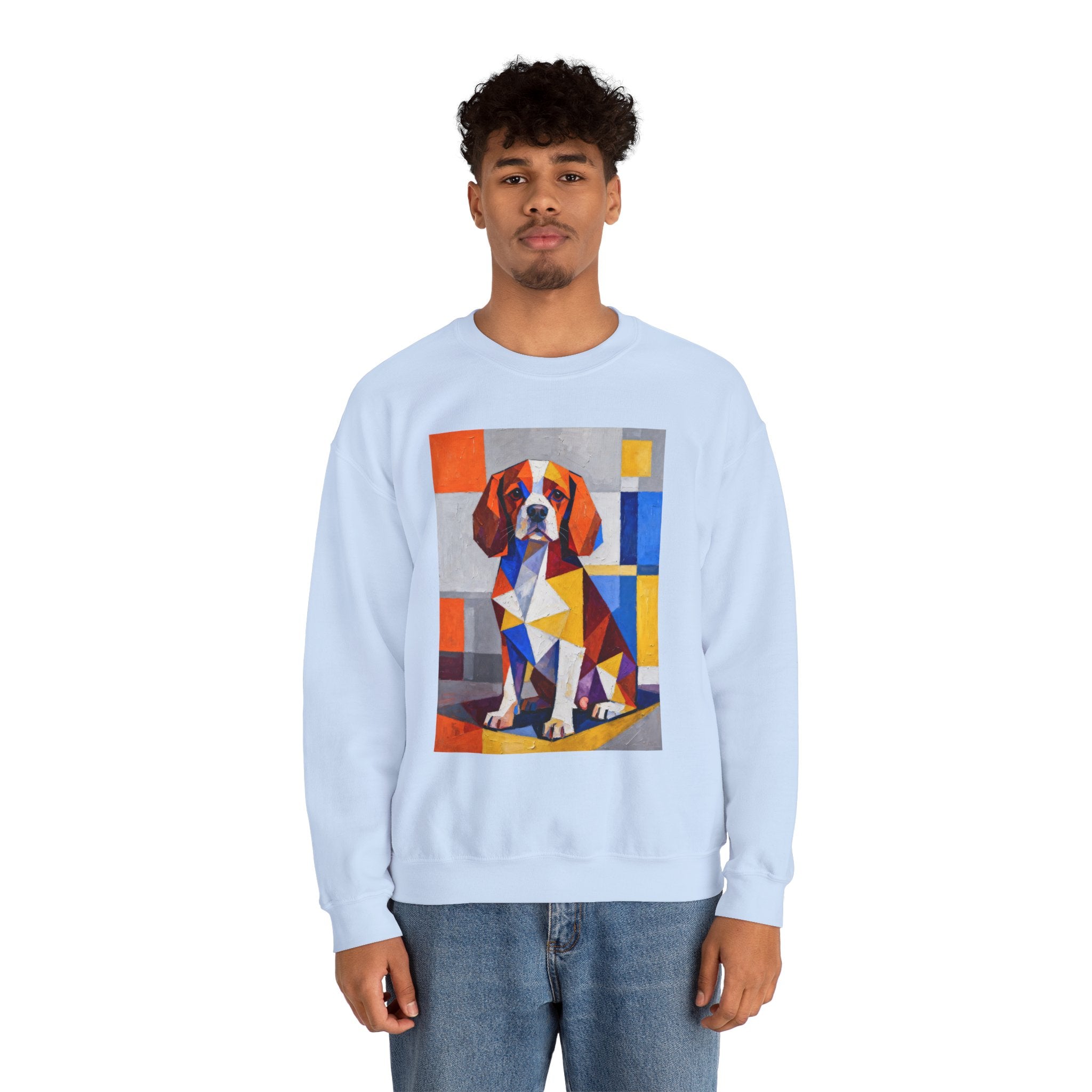 Cavalier King Charles Spaniel Sweatshirt | Living Work of Art Collection | Cubist Style