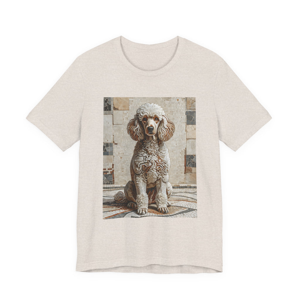 Poodle T Shirt | Living Work of Art Collection | Mosaic Style