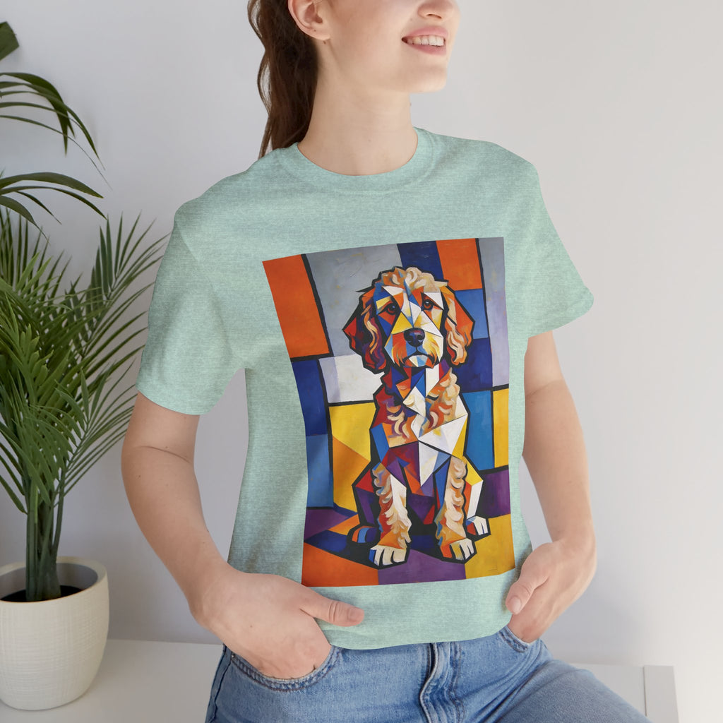 Cockapoo T Shirt | Living Work of Art Collection | Cubist Style