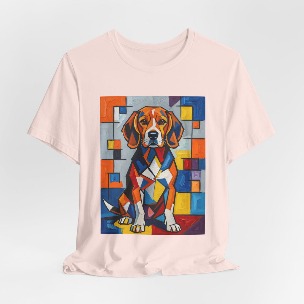 Beagle T Shirt | Living Work of Art Collection | Cubist Style