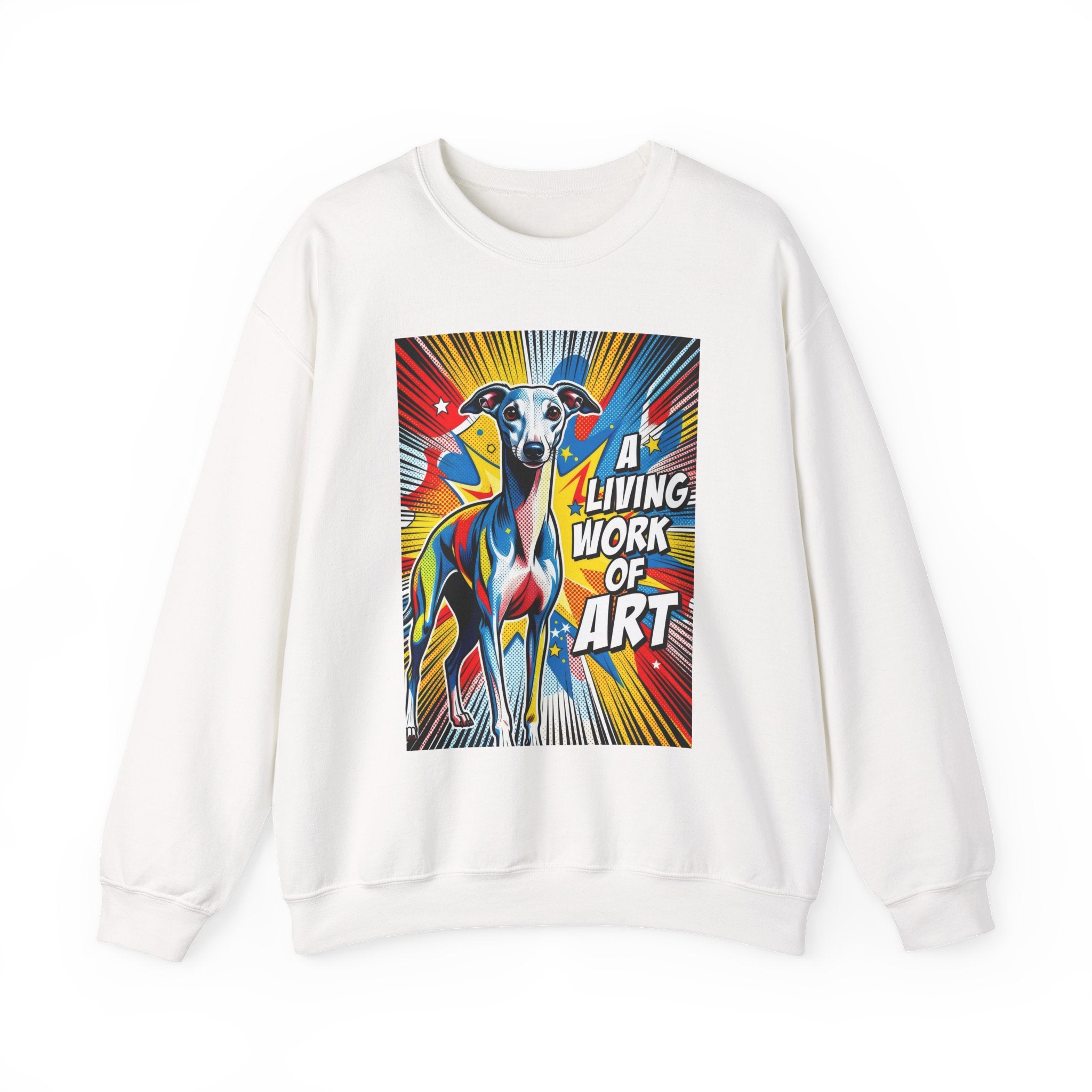 Italian Greyhound Sweatshirt | Living Work of Art Collection | Pop Art