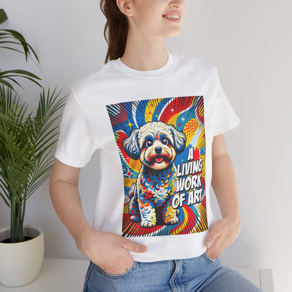 Shih-Poo T Shirt | Living Work of Art Collection | Pop Art