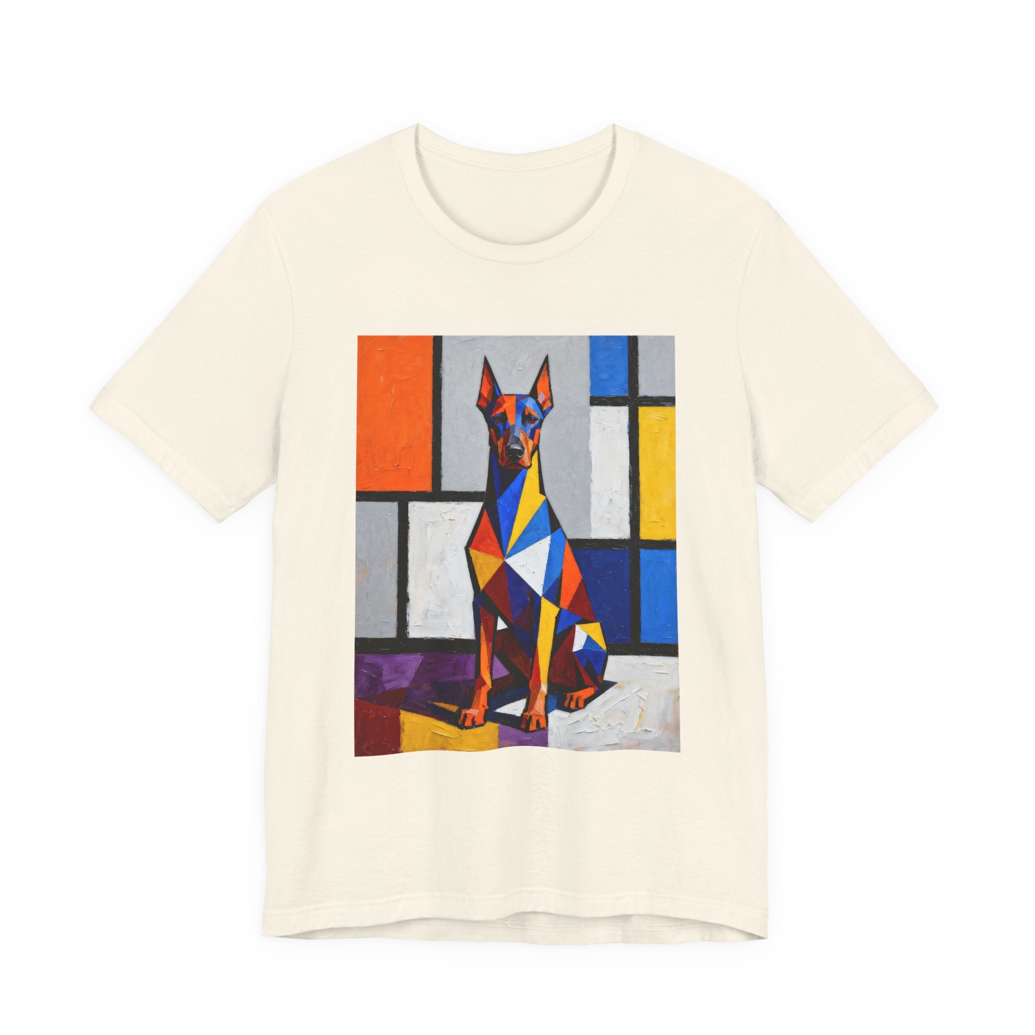 Doberman Pinscher T Shirt | Living Work of Art Collection | Cubist Style