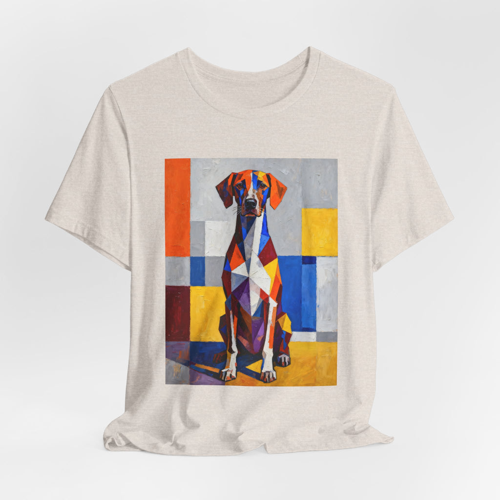German Shorthaired Pointer T Shirt | Living Work of Art Collection | Cubist Style