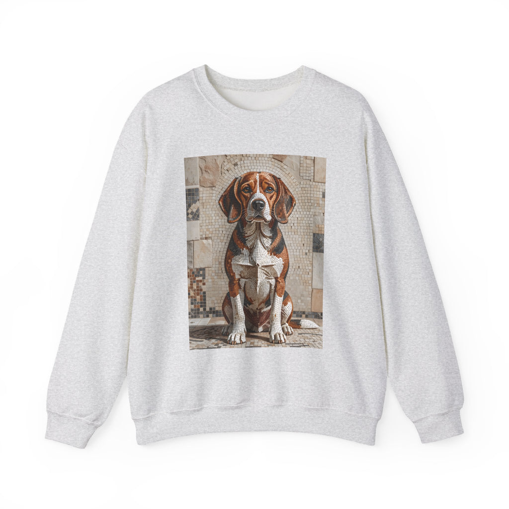 Beagle Sweatshirt | Living Work of Art Collection | Mosaic Style
