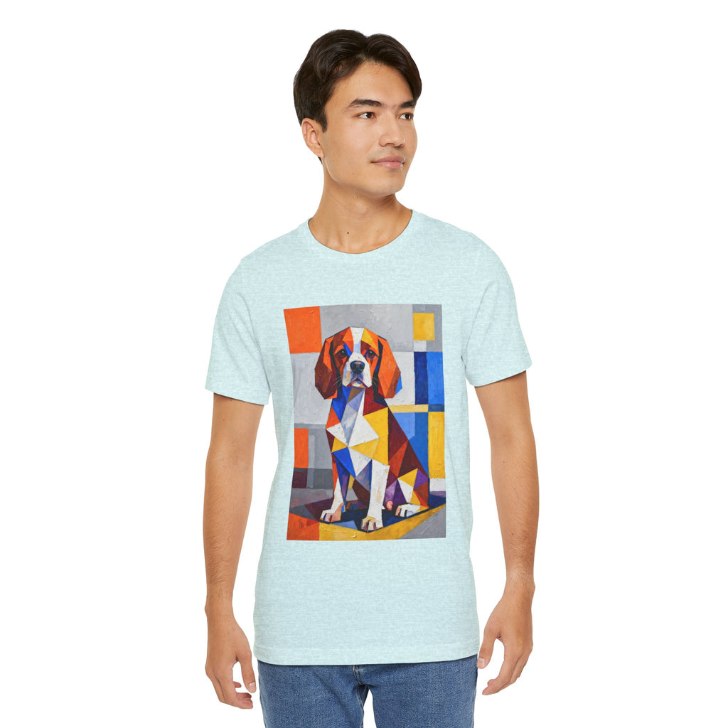 Cavalier King Charles Spaniel T Shirt | Living Work of Art Collection | Cubist Style